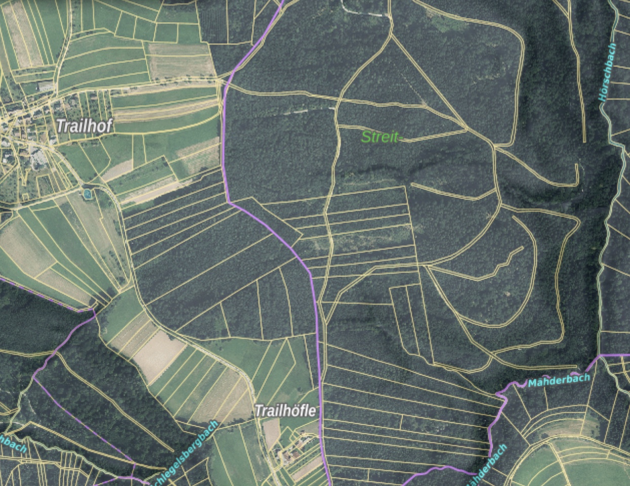 Abgegangene Geschichte Murrtal Rems Murr Kreis Ludwigsburg Geschichte verschwunden Streitweiler Trailhof Backnang Hof